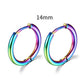 2022 New Simple Stainless Steel Gold Small Hoop Earrings for Women Men Cartilage Ear Piercing Jewelry Pendientes Hombre Mujer