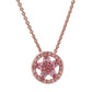 New 925 Sterling Silver Timeless Elegance Snowflake Accented Circular Hearts Collier Necklace For Popular Bead Charm DIY Jewelry